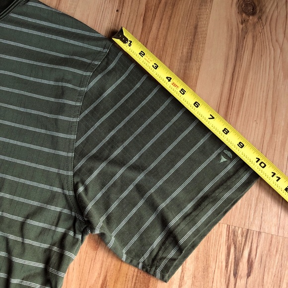 GRAND SLAM Polo Striped Golf Shirt Green Large Men’s - Picture 9 of 14